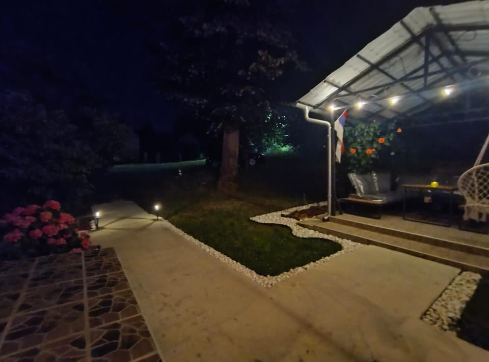 Night, Garden, Garden view