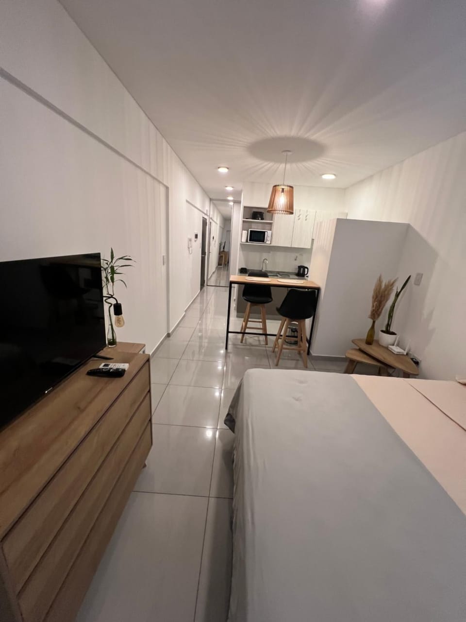 Bed, TV and multimedia