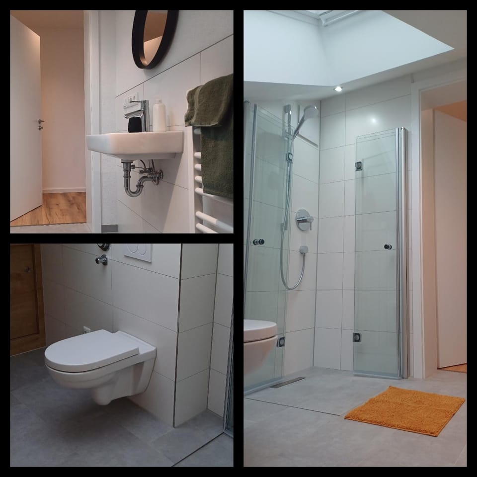 Shower, Toilet, Bathroom, hair dryier
