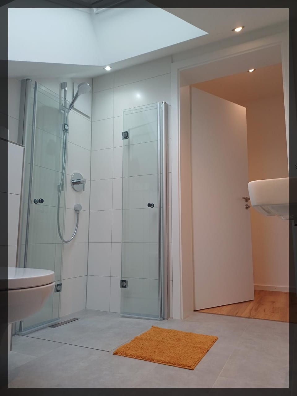 Shower, Toilet, Bathroom, hair dryier