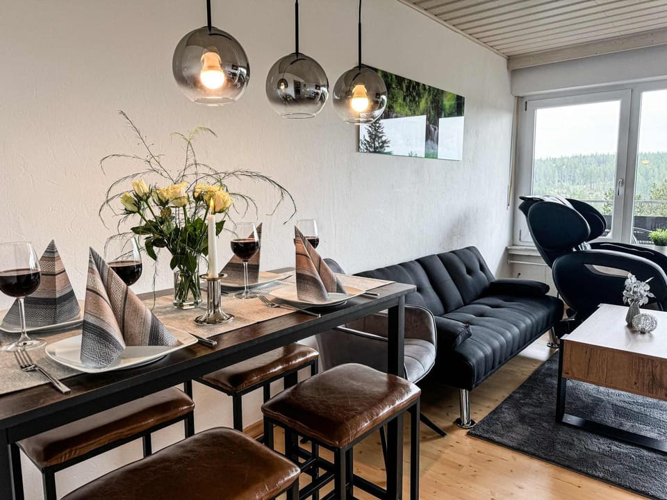 Living room, Seating area, Dining area