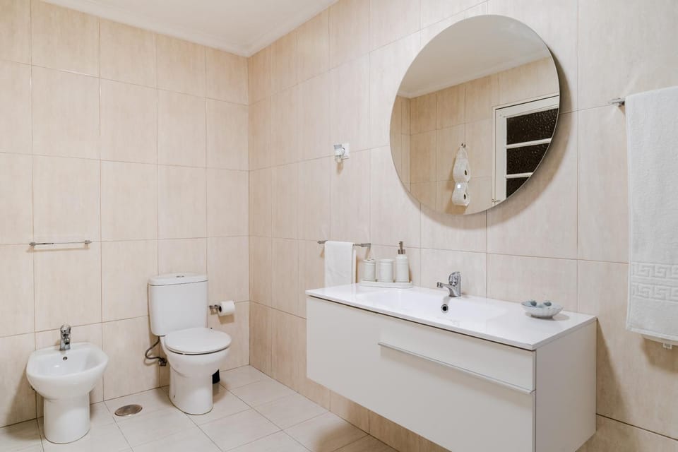 Bathroom, Living room