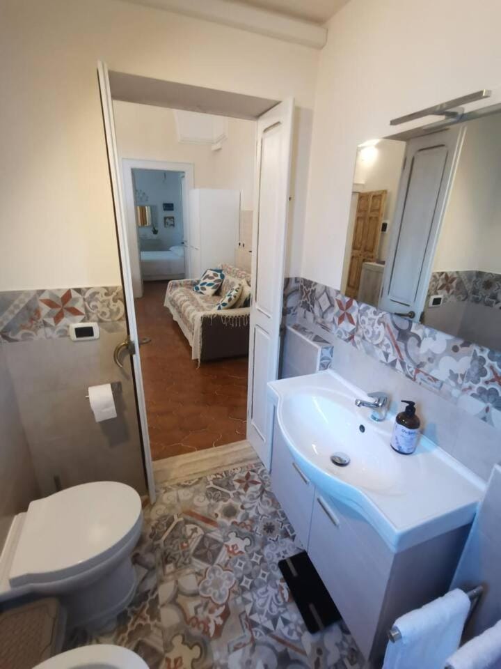 Toilet, Bathroom, towels