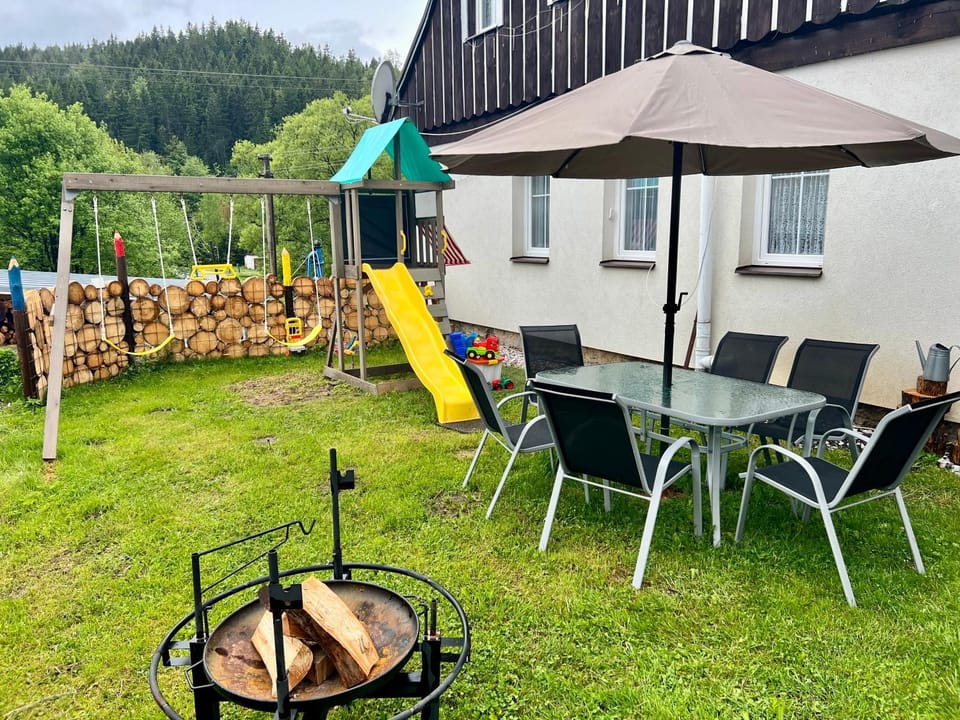 BBQ facilities, Children play ground, Garden, Seating area