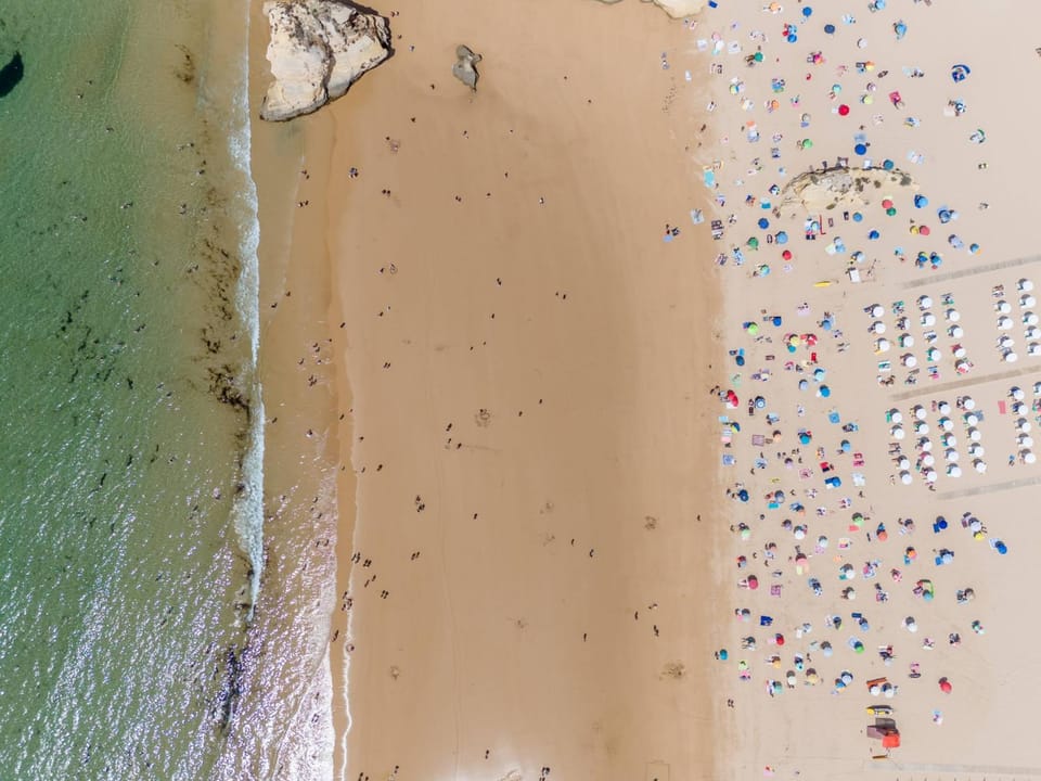Bird's eye view, Beach