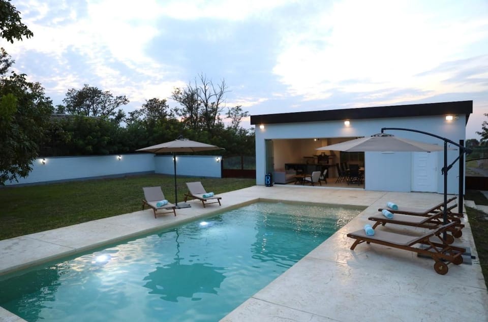 Pool view, Swimming pool, Swimming pool, sunbed