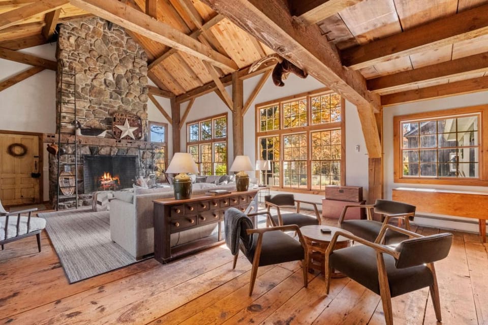 Modern Lux Cabin w Mtn Views and Fire Pit Cabin in Wardsboro