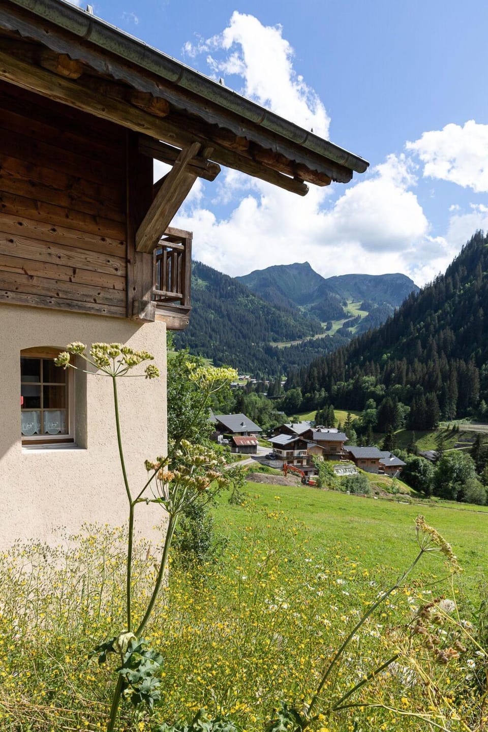 Property building, Spring, Day, Mountain view