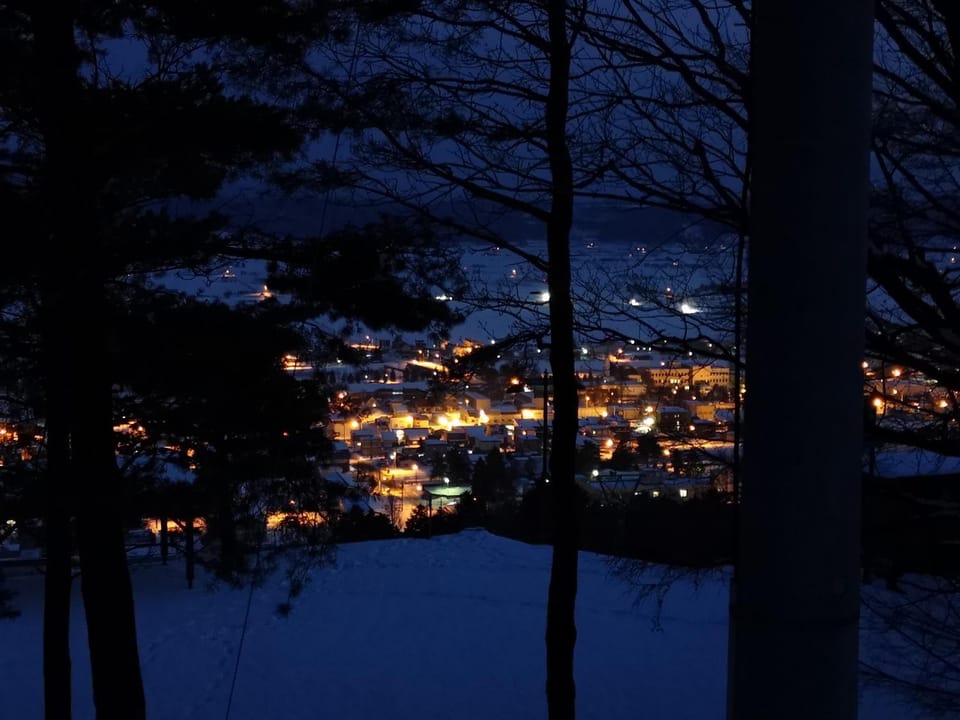 Winter, City view