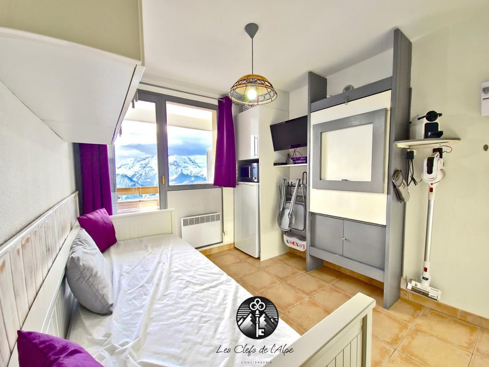 Idéal vacances Studio 4 personnes Jolie vue sud ! Apartment in Huez