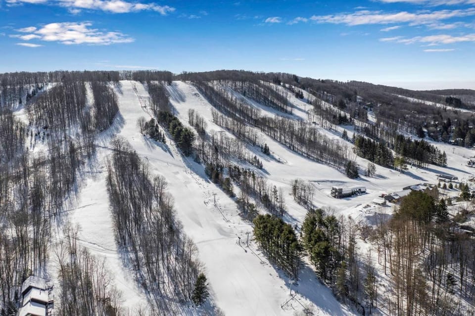 Modern Townhome with Decks Fireplace & Mountain Views House in Ellicottville