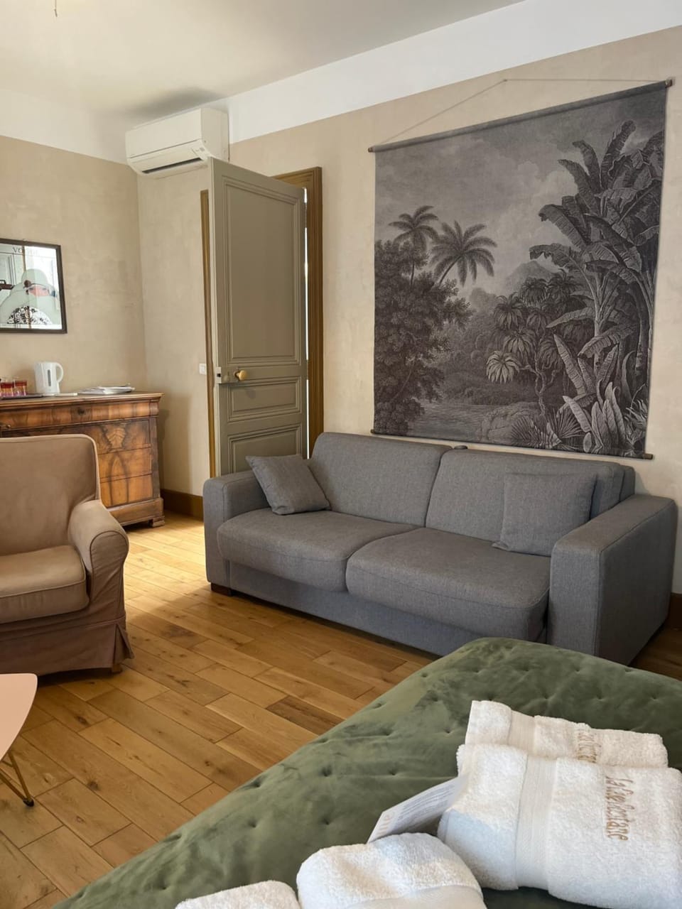 Living room, Photo of the whole room, Decorative detail, Bedroom