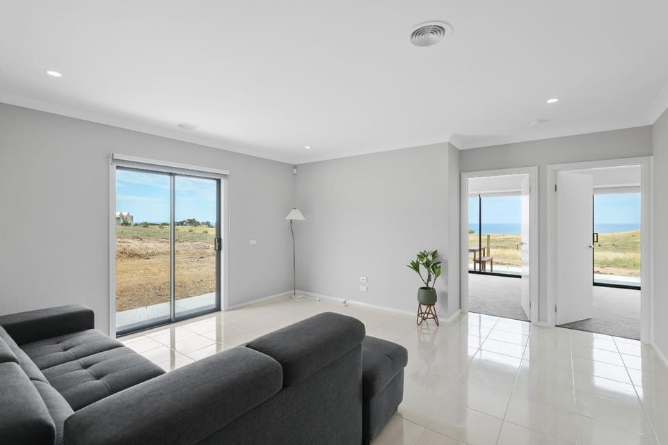 Natural landscape, Living room, Seating area, Garden view, Sea view