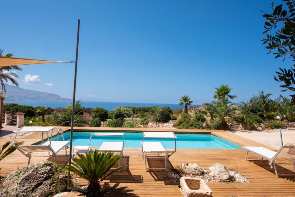 Natural landscape, Mountain view, Pool view, Sea view, sunbed