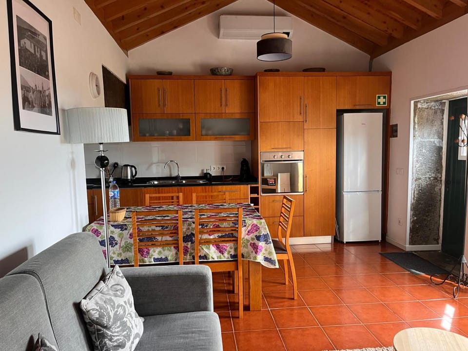 Kitchen or kitchenette, Living room, Seating area, Dining area, oven, stove, toaster