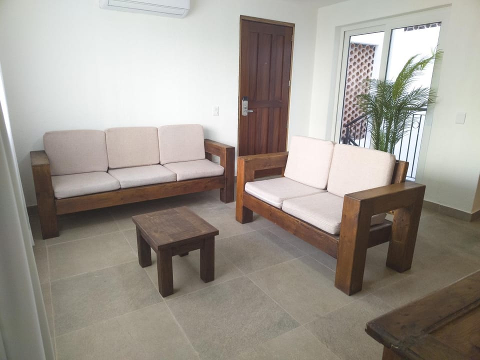 Living room, air conditioner