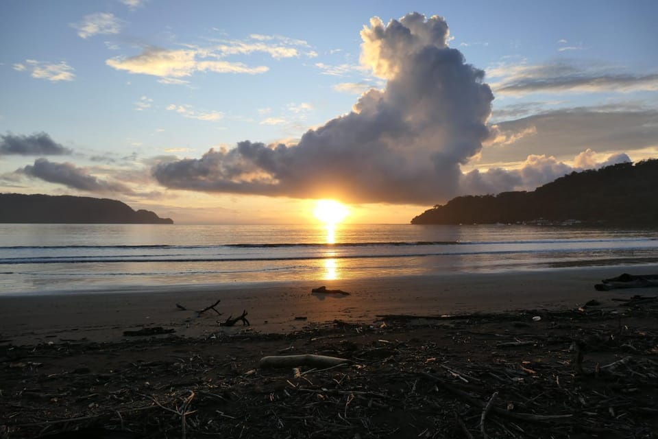 Natural landscape, Beach, Sunrise