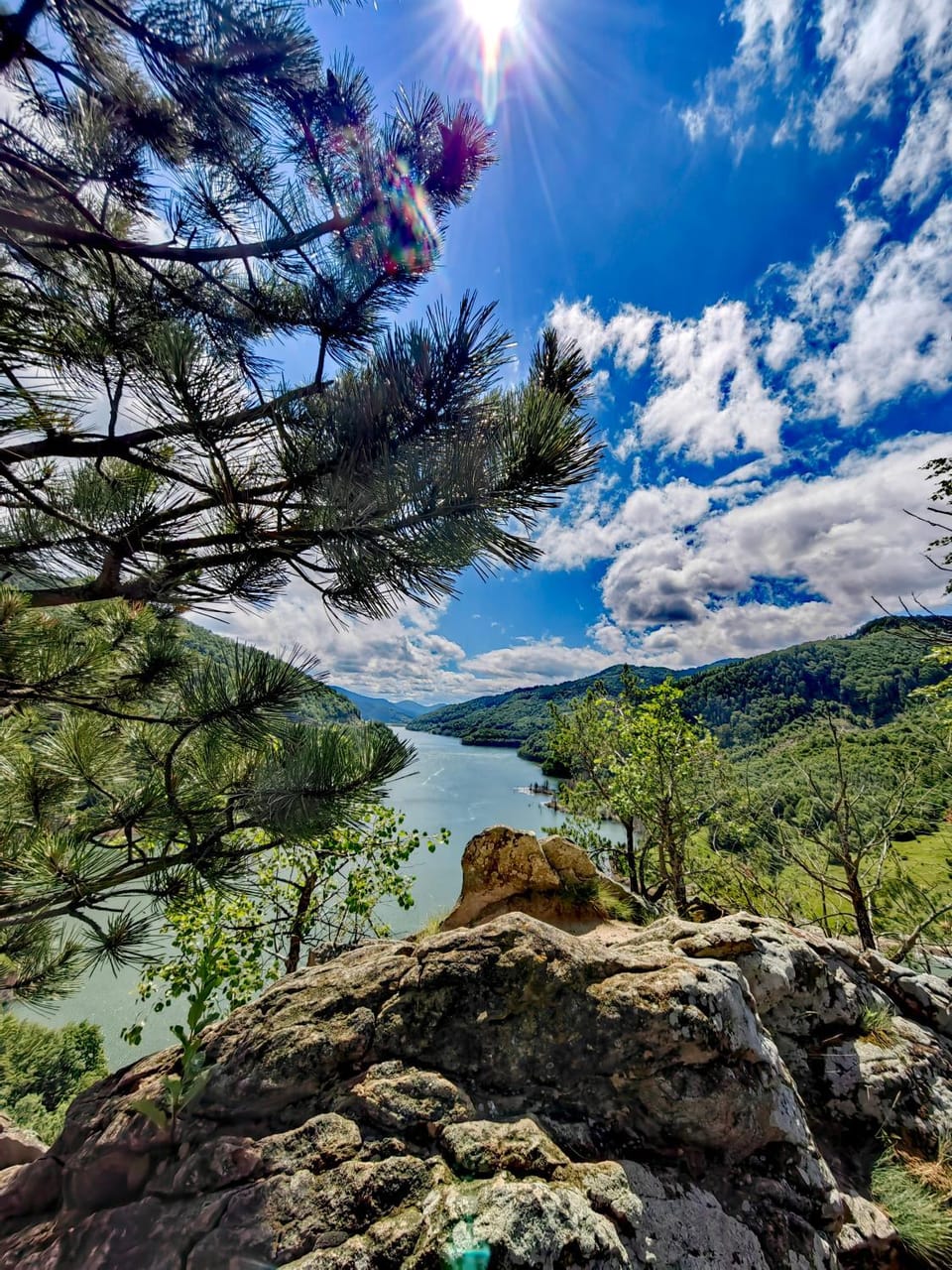 Natural landscape, Lake view