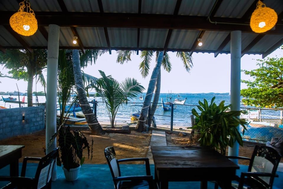 Dining area, Beach, Sea view