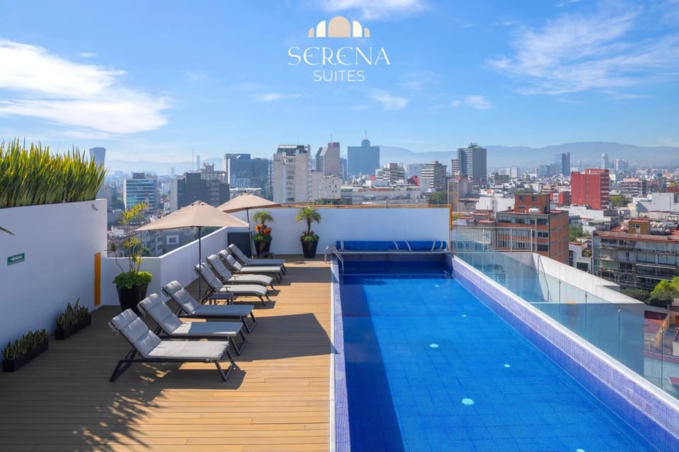 Property building, Balcony/Terrace, City view, Pool view, Swimming pool, Family