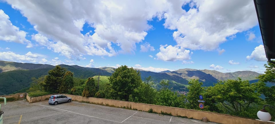 Nearby landmark, Day, Natural landscape, Bird's eye view, Mountain view, Parking