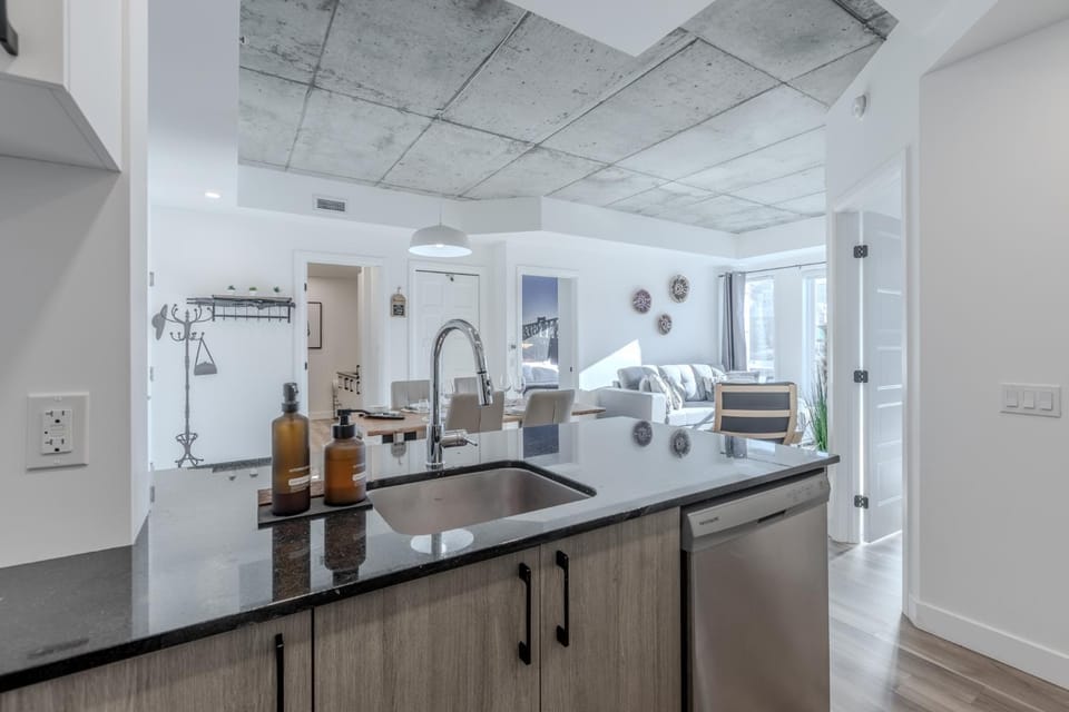 L'Horizon Urbain, Centre Ville, Toit-Terrasse Gym Apartment in Quebec City