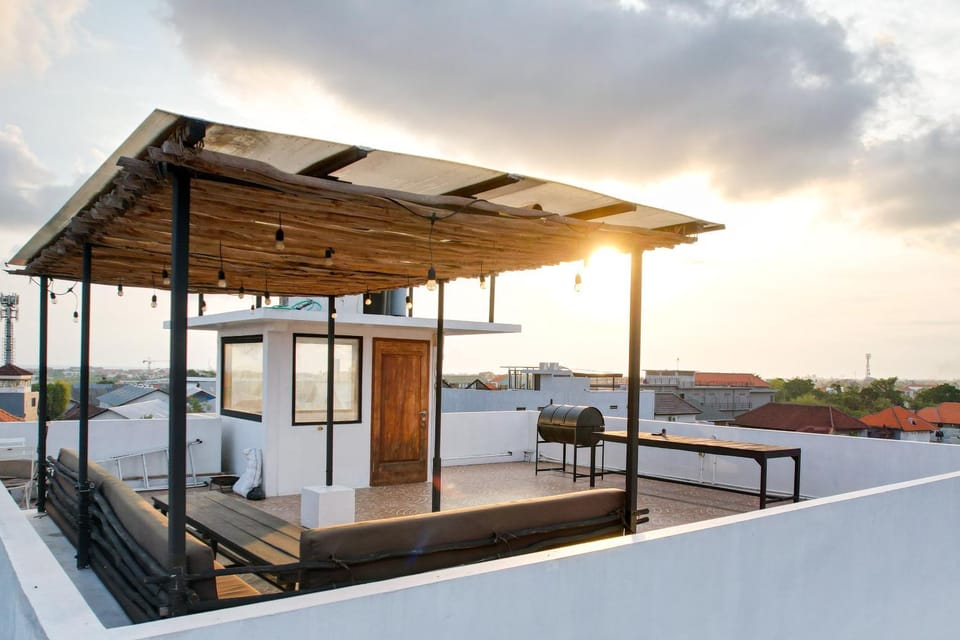 Canggu 4 Bed Family Villa with 360 Rooftop Views Villa in North Kuta