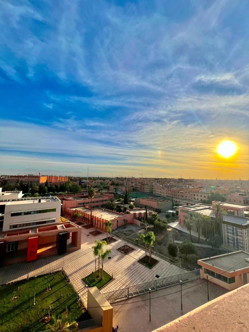 Natural landscape, View (from property/room), City view, Sunset