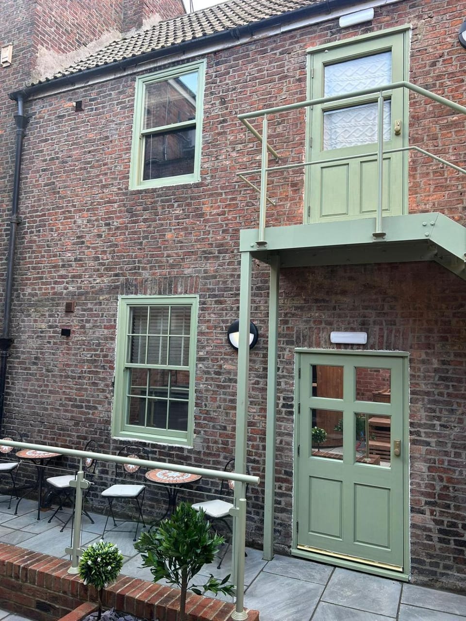 Property building, Patio