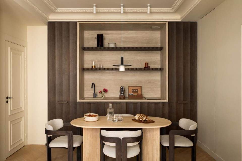Kitchen or kitchenette, Living room, Seating area, Dining area, Breakfast, dishwasher, stove, stove, washing machine, washing machine
