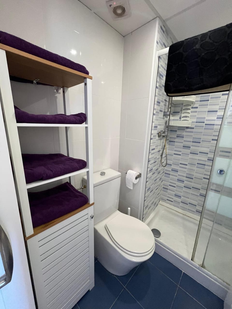 Shower, Toilet, Bathroom, towels