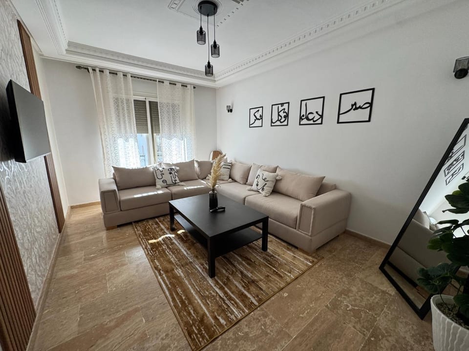 Appartement exceptionnel en plein centre de rabat pour les familles et couples mariés Apartment in Rabat