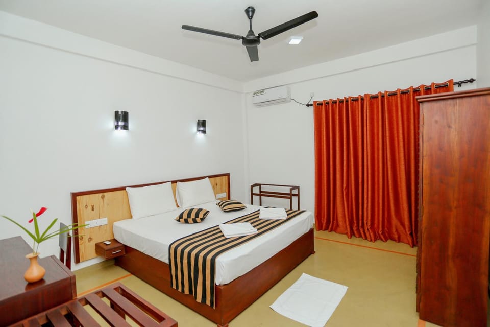 Bed, Bedroom, air conditioner