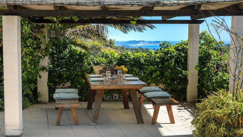 Patio, Day, Natural landscape, Garden, View (from property/room), Balcony/Terrace, Dining area, Sea view