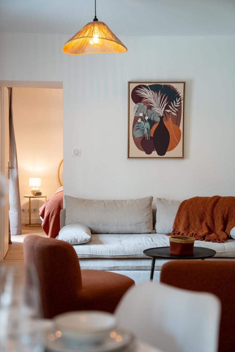 Living room, Seating area, Bedroom