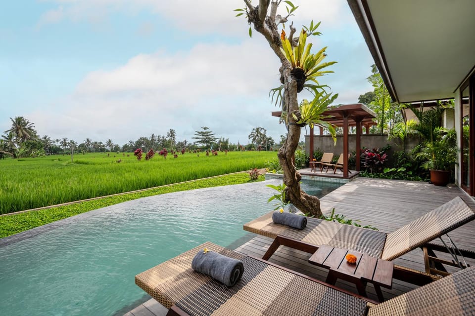 Seating area, Dining area, Pool view, Swimming pool