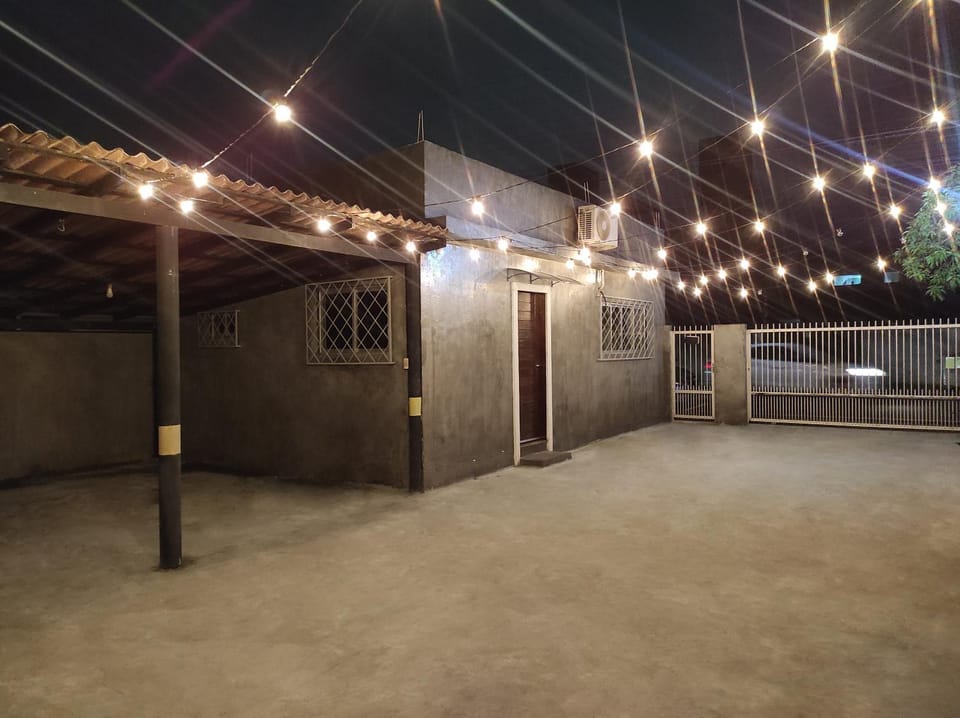 Night, Inner courtyard view, Parking