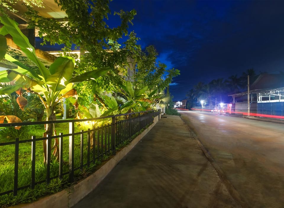 Night, Neighbourhood, Garden, Garden view