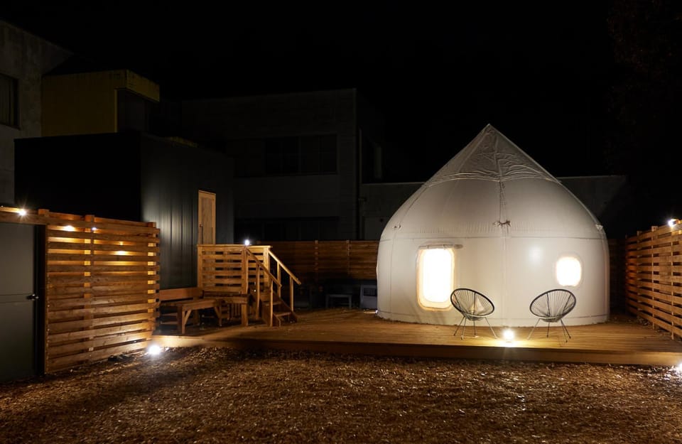 Property building, Night