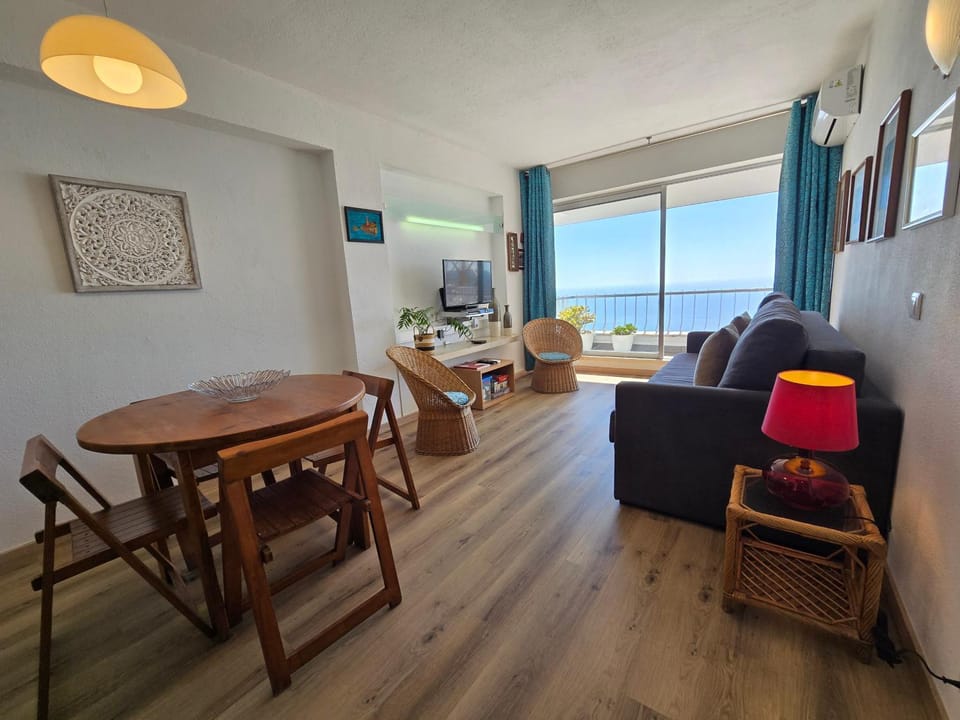Living room, Seating area, Sea view