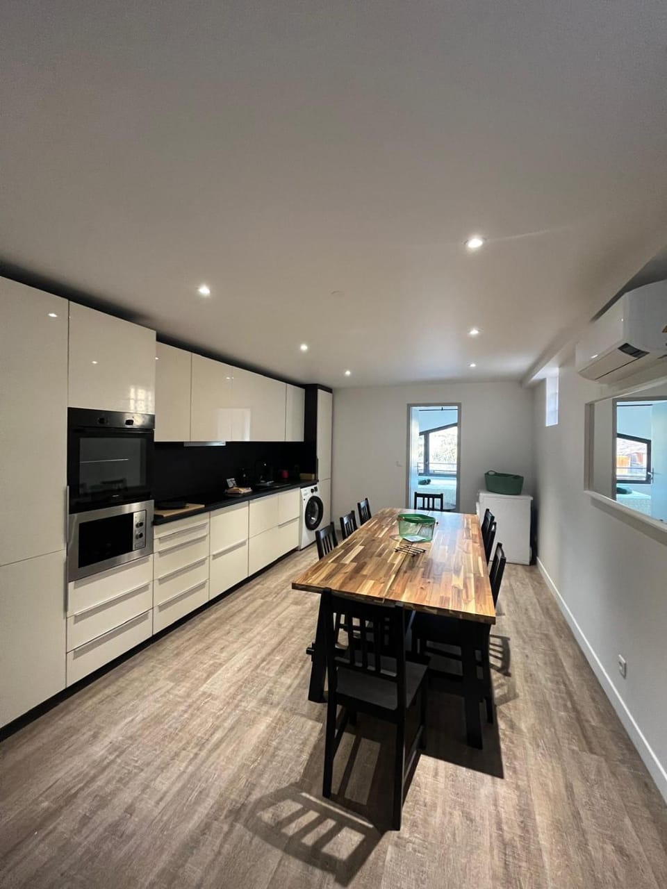 Kitchen or kitchenette, Dining area, oven, stove, kitchen