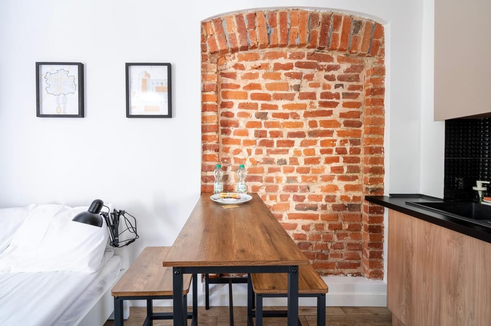 Bed, Kitchen or kitchenette, Photo of the whole room, Bedroom