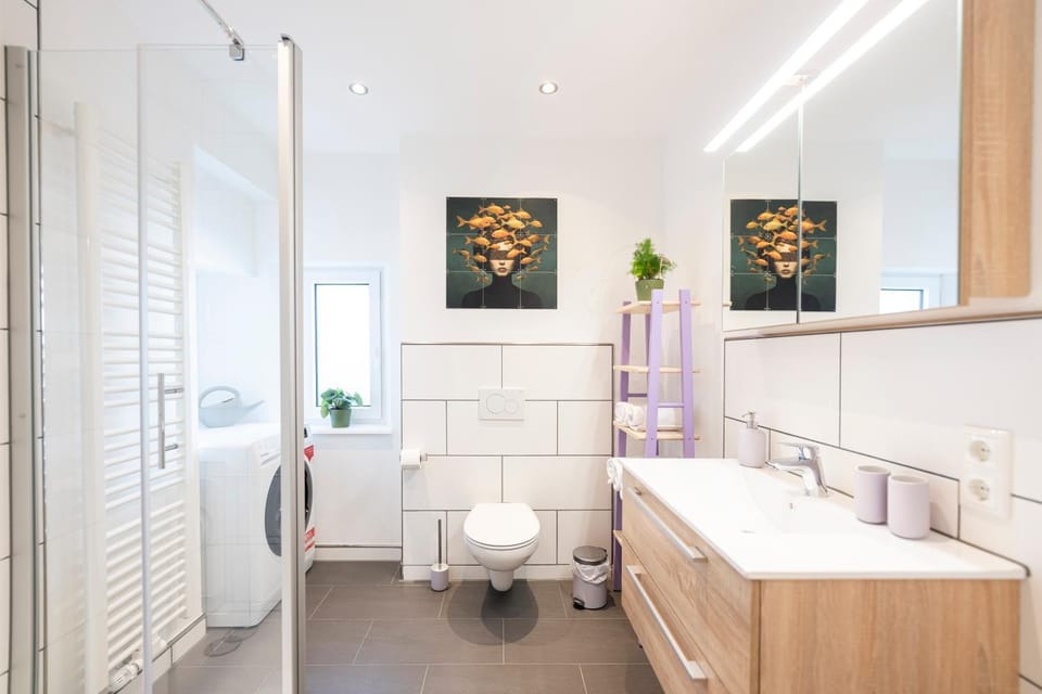 Shower, Toilet, Bathroom, washing machine