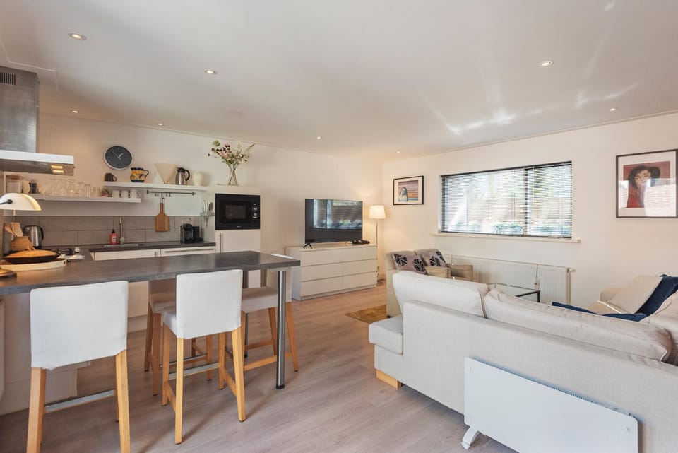 TV and multimedia, Kitchen or kitchenette, Living room, Seating area, Dining area