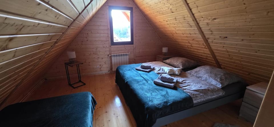 Klimatyczne drewniane Domki Jagodna-Spalona 6D jacuzzi sauna,trasy rowerowe Chalet in Lower Silesian Voivodeship