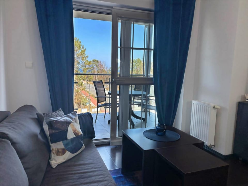 Living room, Seating area, Sea view