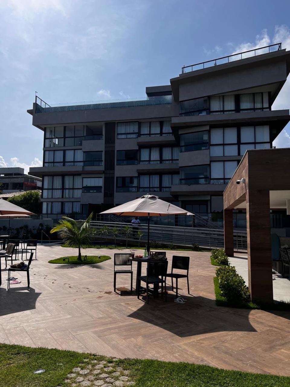 Property building, Patio, Day