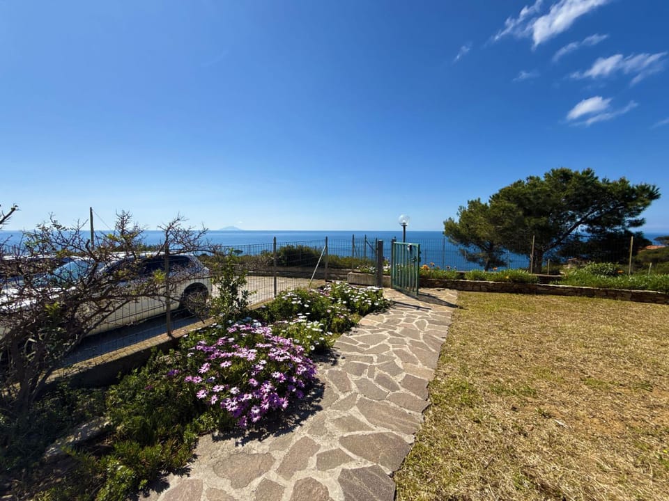 Natural landscape, Garden, Garden view, Sea view