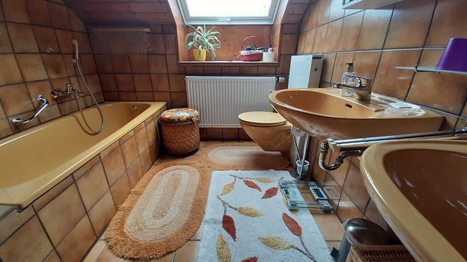 Bathroom, Living room