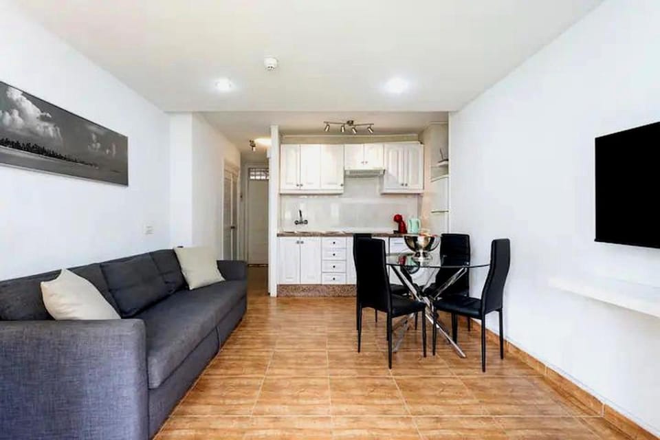 Living room, kitchen